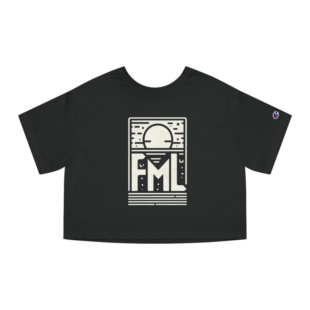 "FML" Champion Women's Heritage Cropped T-Shirt