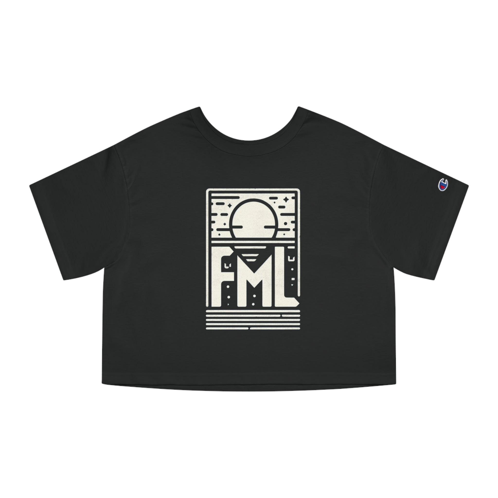 "FML" Champion Women's Heritage Cropped T-Shirt