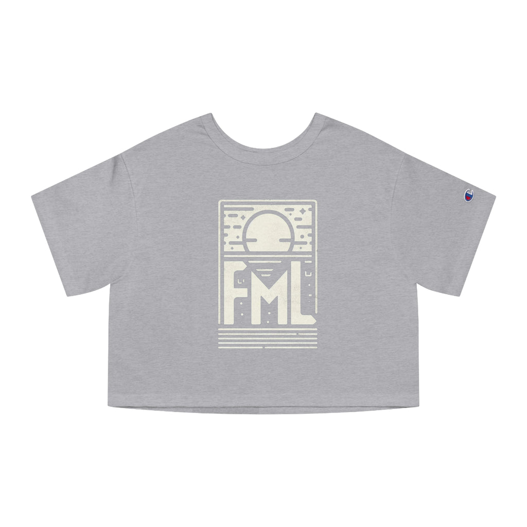 "FML" Champion Women's Heritage Cropped T-Shirt