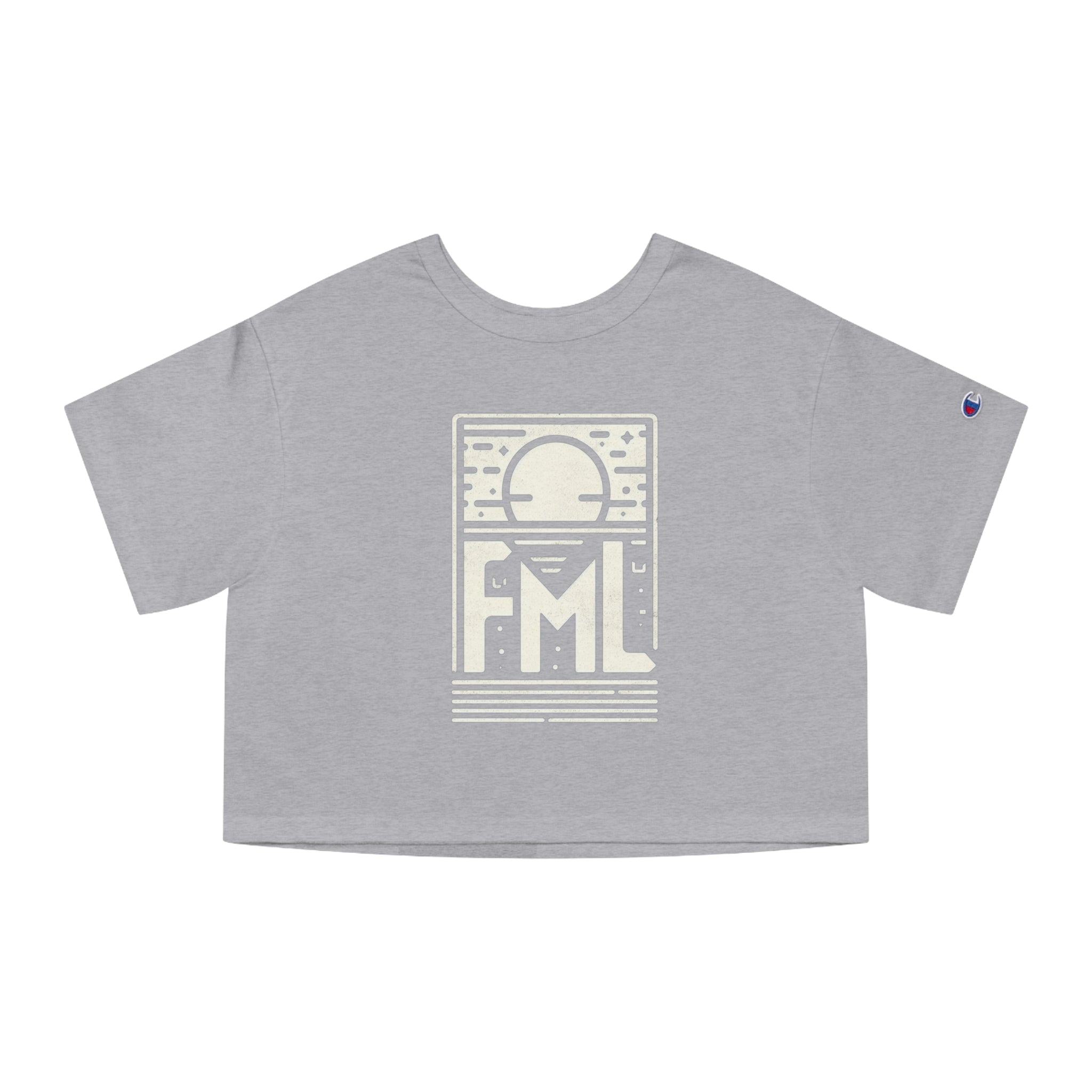 "FML" Champion Women's Heritage Cropped T-Shirt