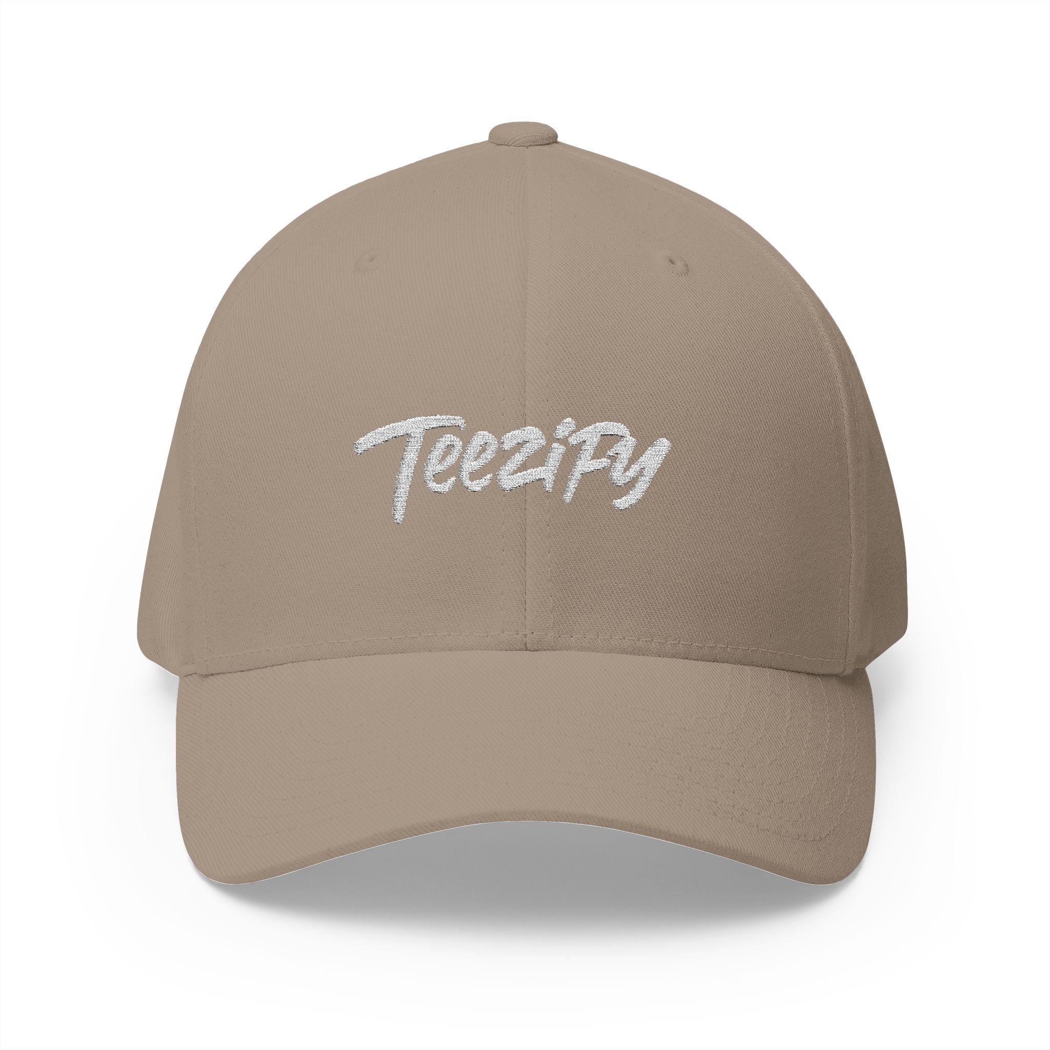 Embroidered 'Teezify' Structured Cap — Minimal Script Baseball Hat