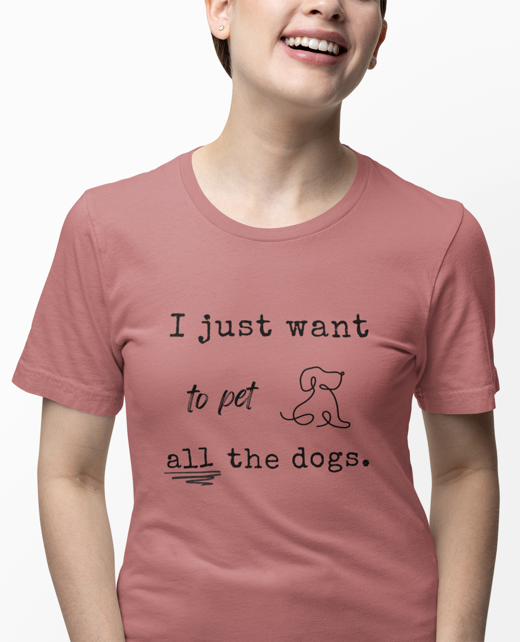 Dog Lover Unisex Tee - I Just Want to Pet All the Dogs