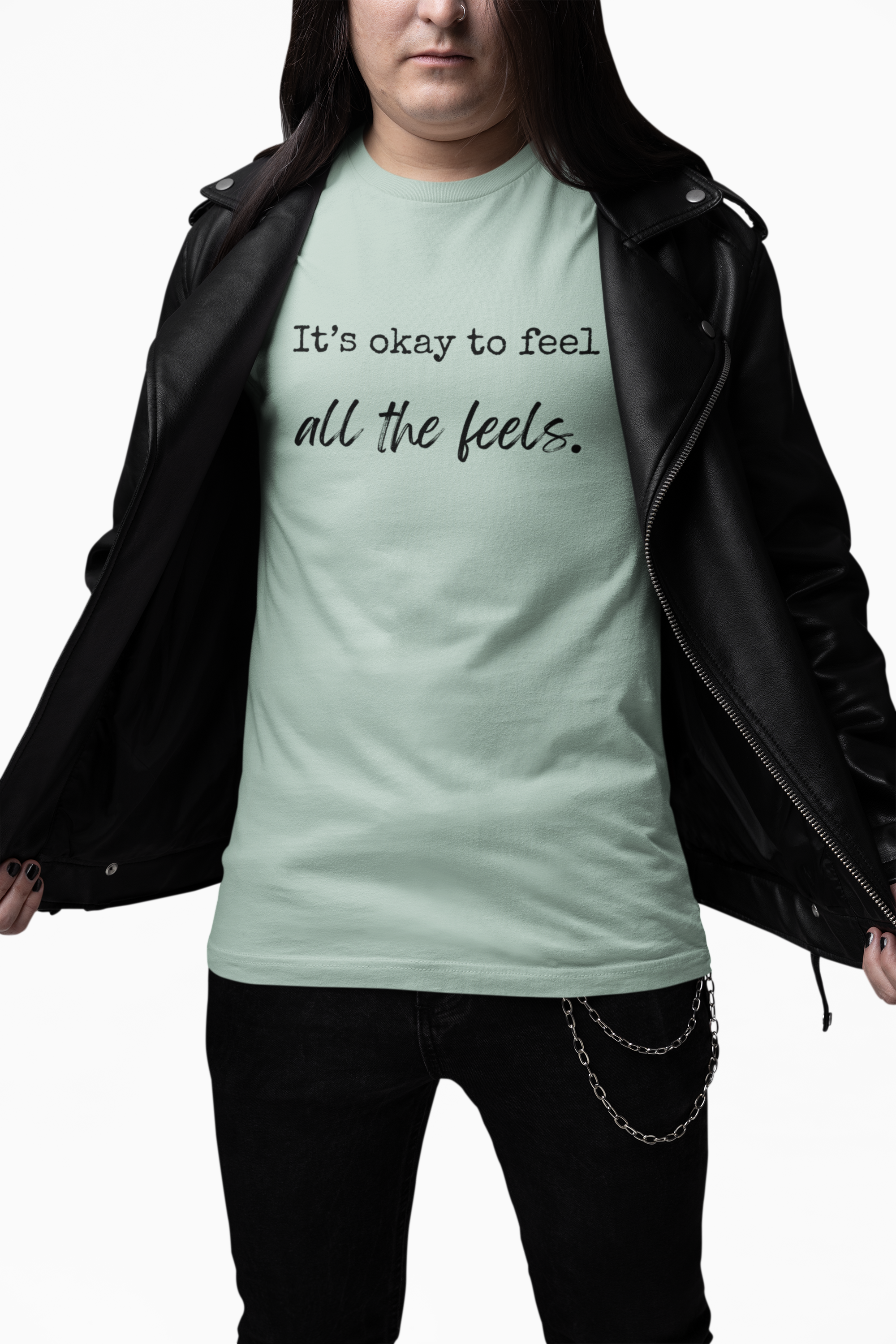 It's OK to Feel All the Feels T-Shirt — Comforting Emotional Support Tee