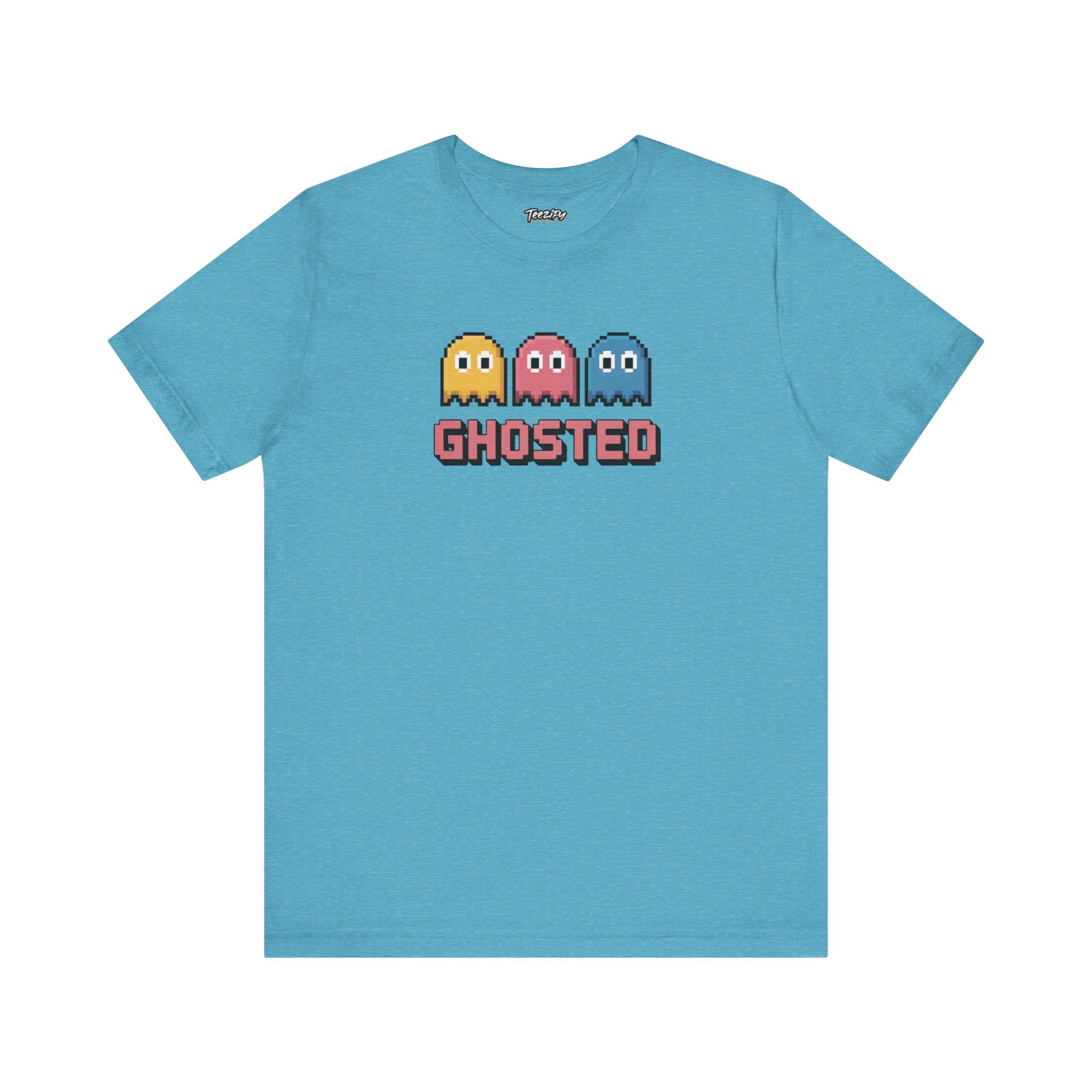 Ghosted Retro Arcade Tee — Pixel Ghosts Graphic Shirt