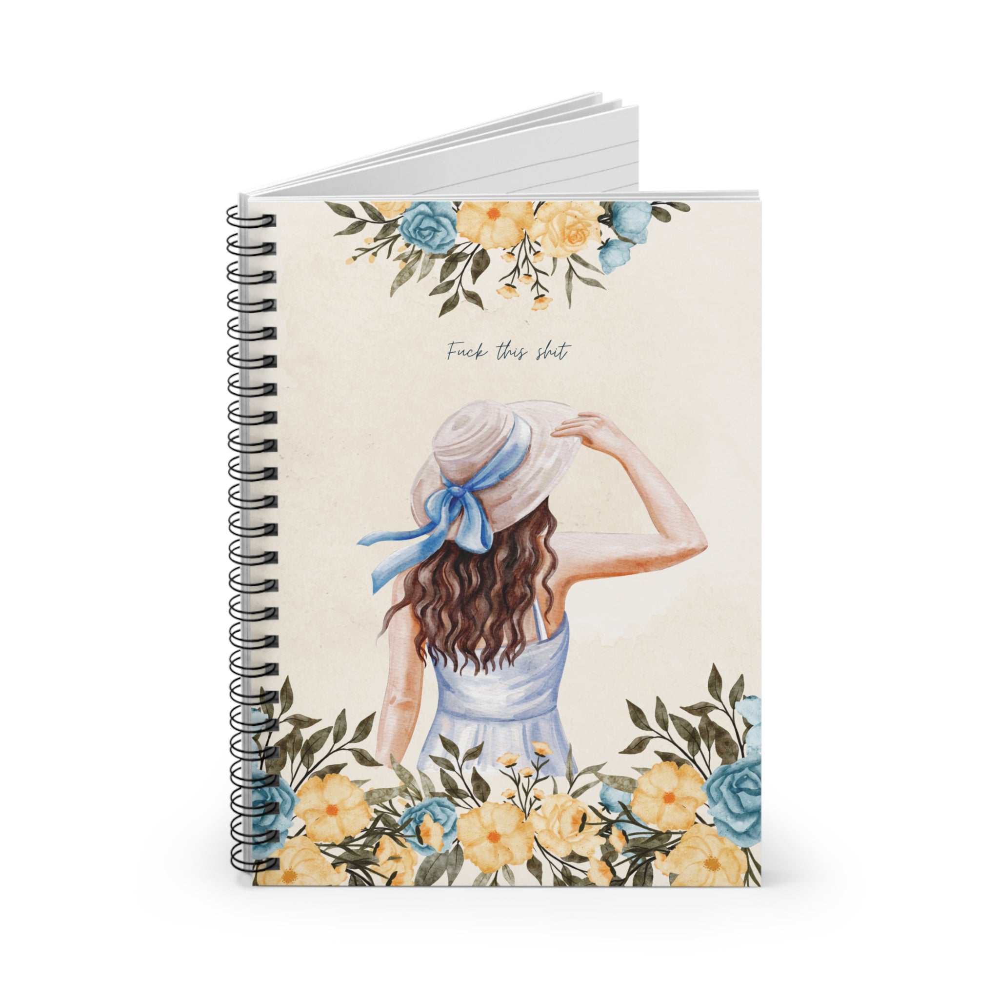 'Fuck This Shit' Spiral Notebook — Ruled Journal for Venting & Stress Relief