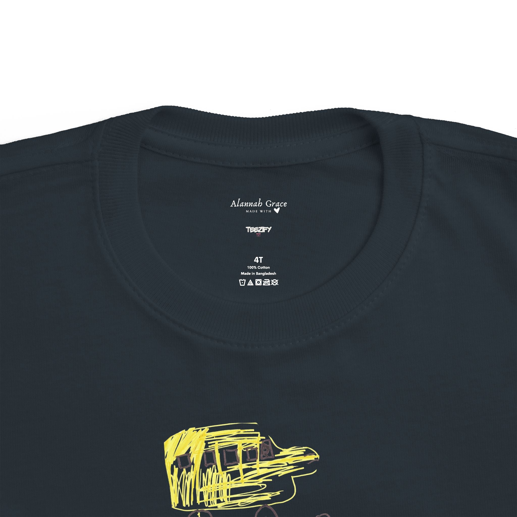 Copy of I Love My Daddy (Made With Love By Alannah Grace) Unisex Jersey Short Sleeve Toddler Tee