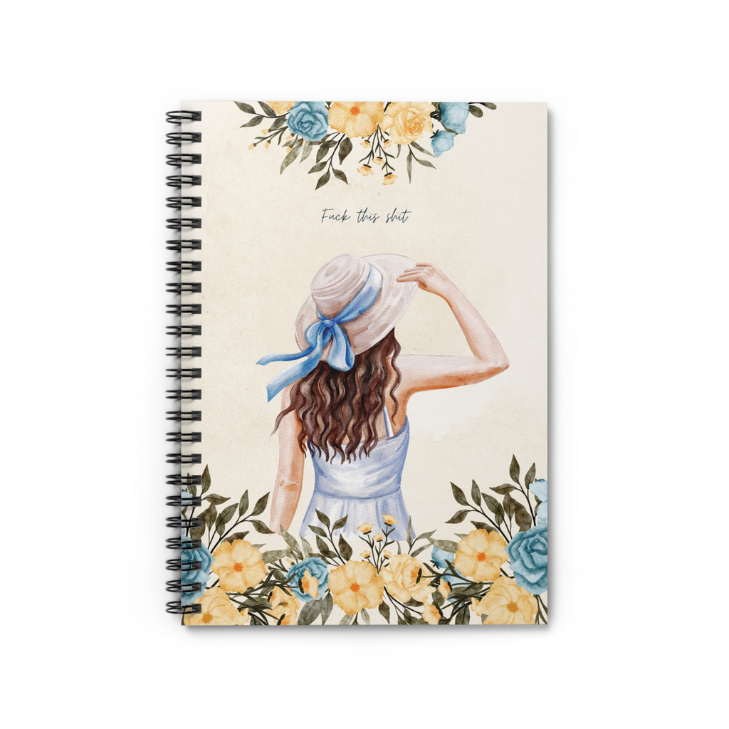 'Fuck This Shit' Spiral Notebook — Ruled Journal for Venting & Stress Relief